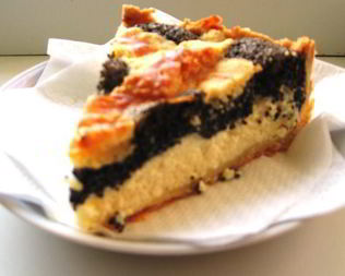 Немецкий десерт Mohn-Quarkkuchen
