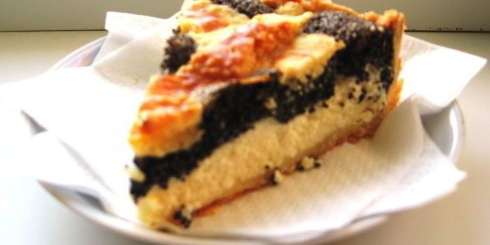 Рецепт немецкий десерт mohn-quarkkuchen