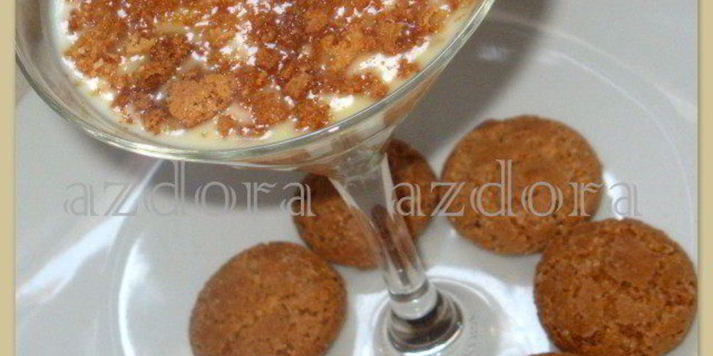 Рецепт панна котта с белым шоколадом, амаретти и ароматом капучино