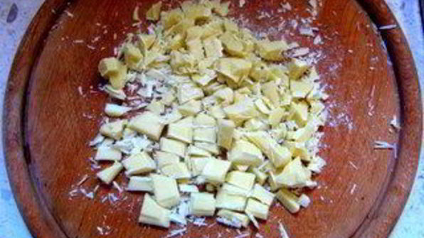 панна котта с белым шоколадом, амаретти и ароматом капучино