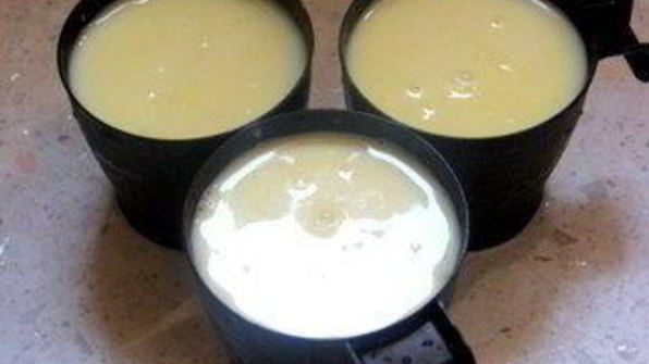 панна котта с белым шоколадом, амаретти и ароматом капучино