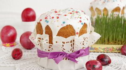 Апельсиновый кулич с цукатами