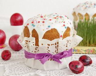 Апельсиновый кулич с цукатами