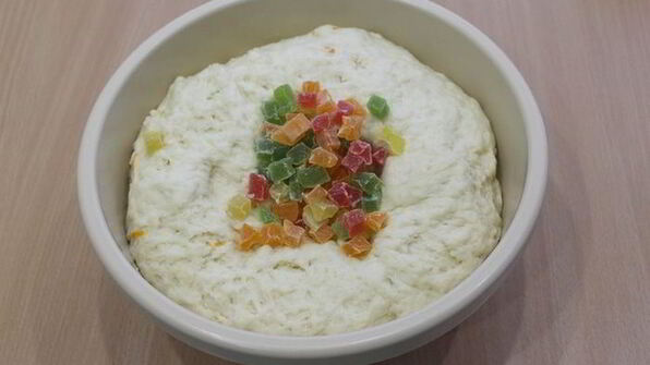 апельсиновый кулич с цукатами