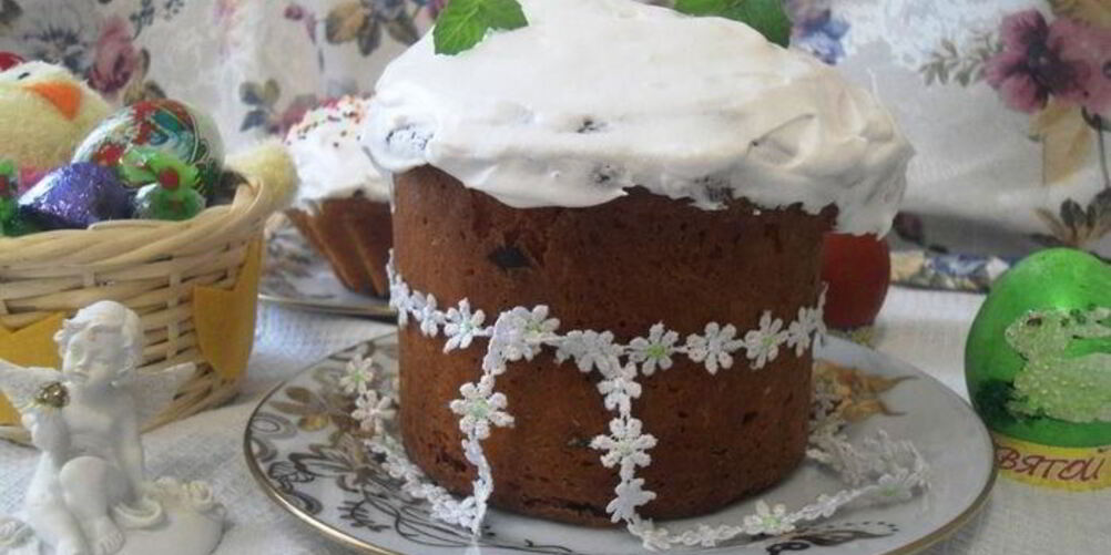 Рецепт ароматный кулич с мятой
