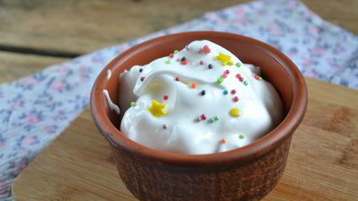 Белая глазурь для кулича