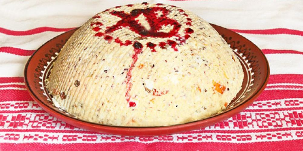 Рецепт боярская пасха из творога, орехов и сухофруктов