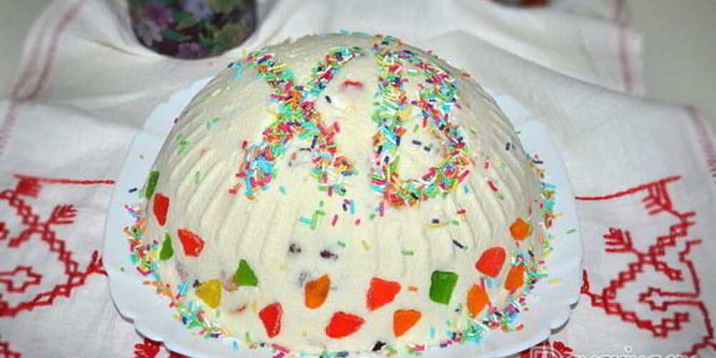 Рецепт домашняя творожная пасха