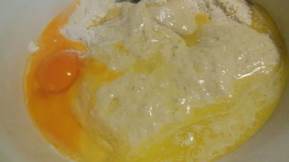 двуцветный кулич