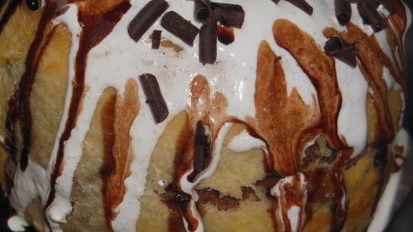 двуцветный кулич