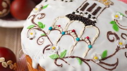 Кулич пасхальный на закваске