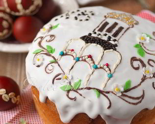 Кулич пасхальный на закваске