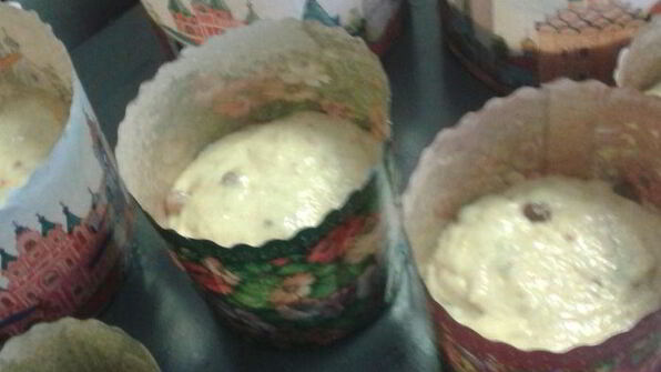 кулич пасхальный на желтках с шафраном