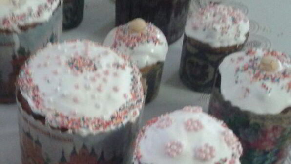 кулич пасхальный на желтках с шафраном