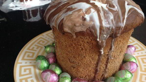 кулич пасхальный шоколадный