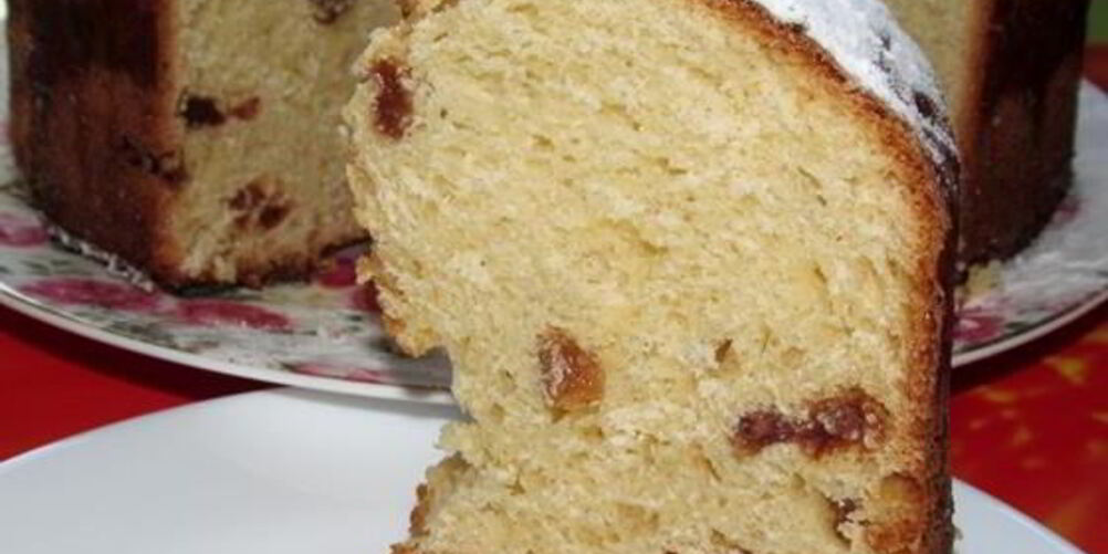 Рецепт кулич с изюмом