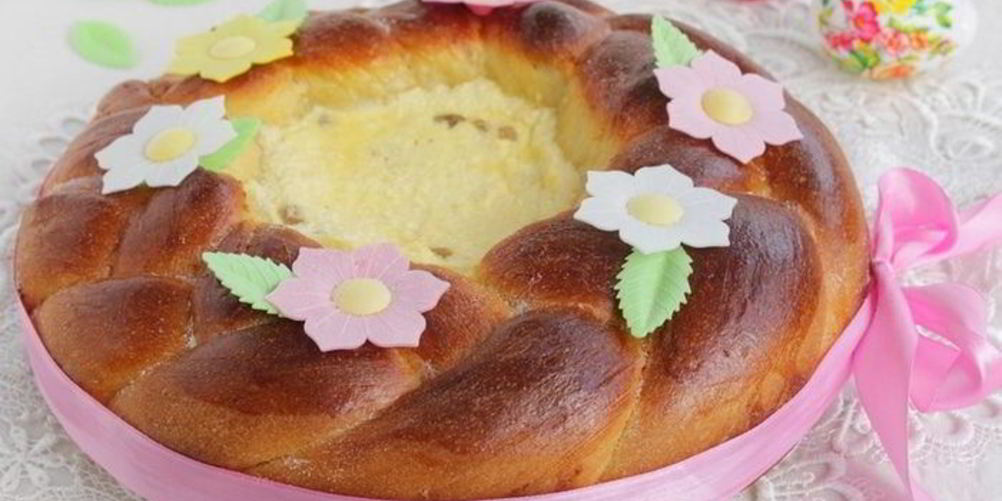 Рецепт кулич с творожной начинкой