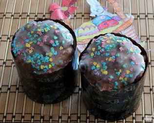 Кулич творожный бездрожжевой