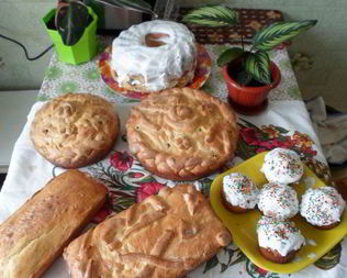 Куличи к светлому празднику Пасха