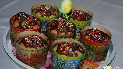 Куличики из александрийского теста