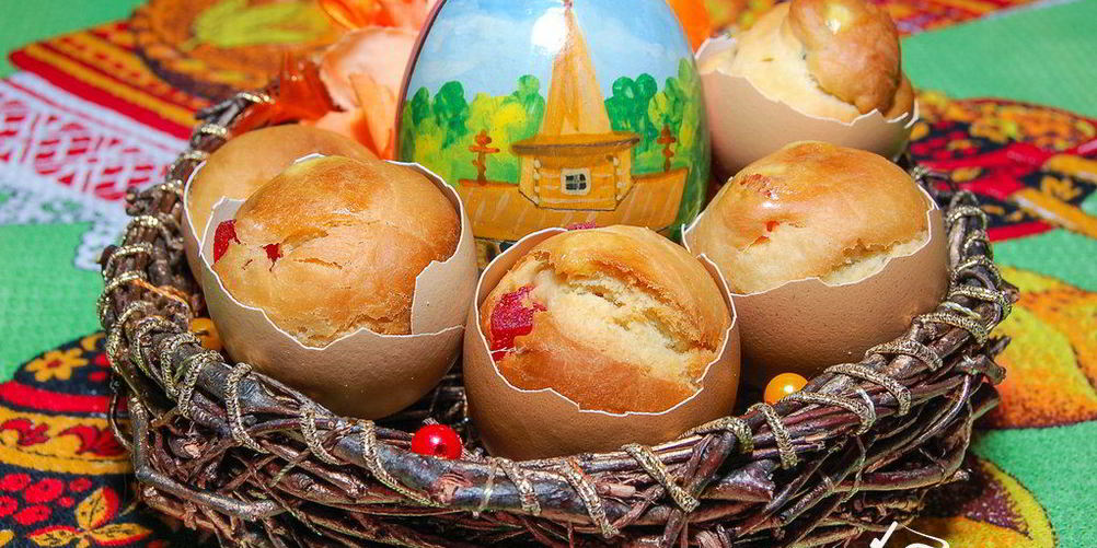 Рецепт куличики в яичной скорлупе