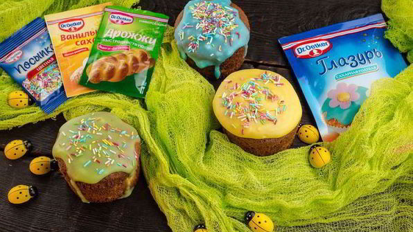 мини-куличи с апельсиновыми цукатами