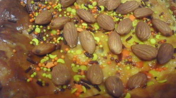 пасха творожная печеная с цукатами и изюмом