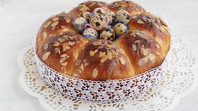 Пасхальный кулич на сметане