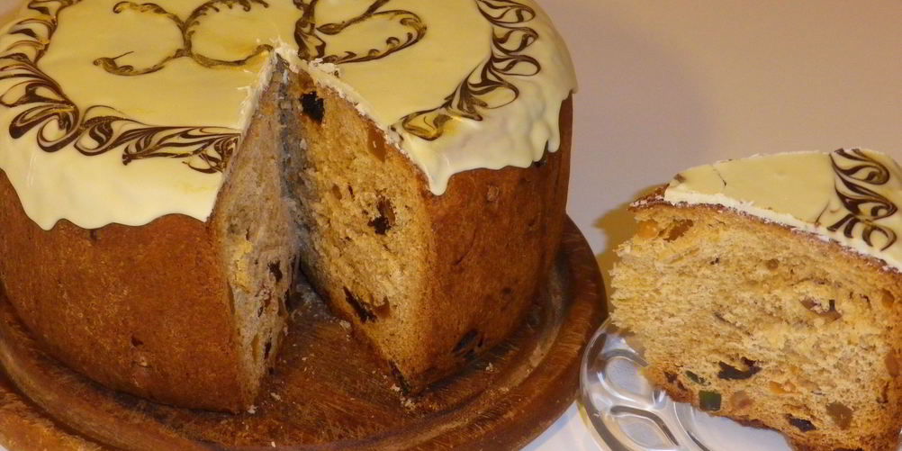 Рецепт пасхальный кулич с изюмом и цукатами