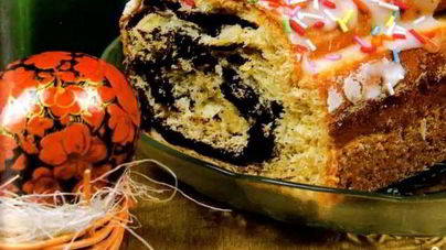 Пасхальный рулет с маком