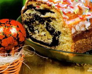Пасхальный рулет с маком