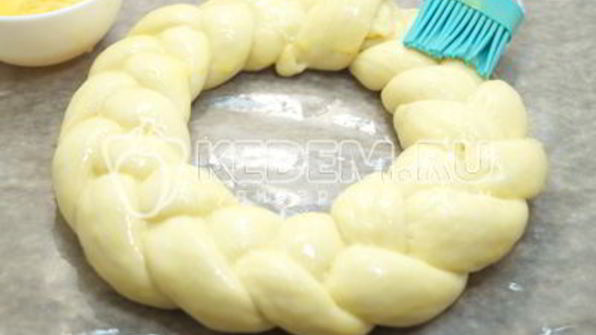 пасхальный венок для яиц