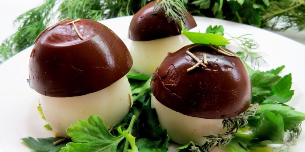 Рецепт пасхальные грибочки
