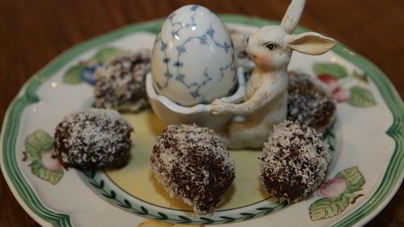 Пасхальные шоколадные яйца
