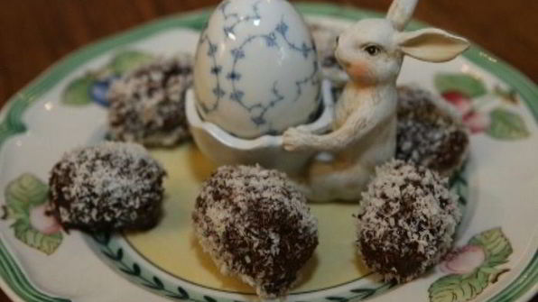 пасхальные шоколадные яйца