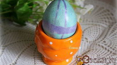 Пасхальные яйца, способ окрашивания