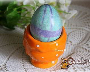 Пасхальные яйца, способ окрашивания