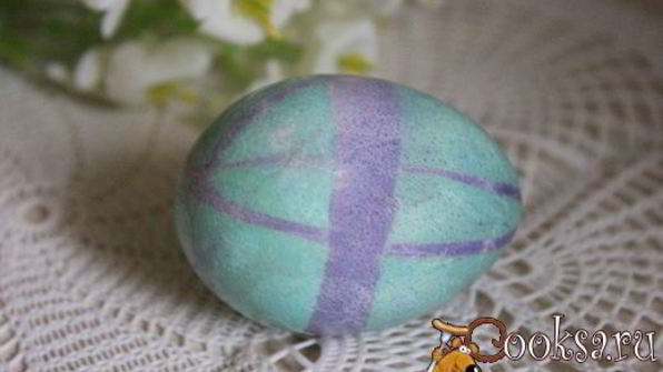 пасхальные яйца, способ окрашивания