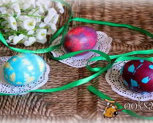 Пасхальные яйца, три способа окрашивания