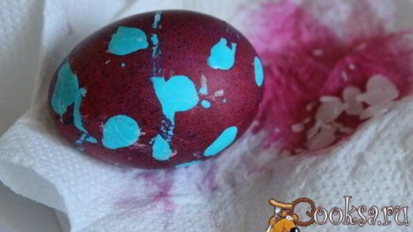 пасхальные яйца, три способа окрашивания
