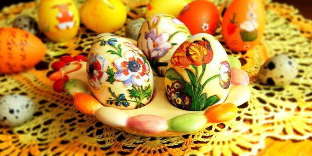 Рецепт пасхальные яйца в технике декупаж