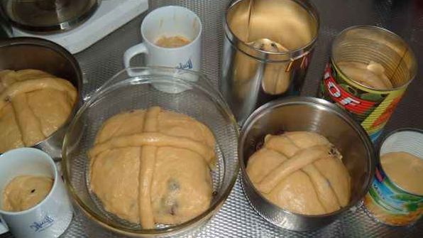 румяный кулич пасхальный