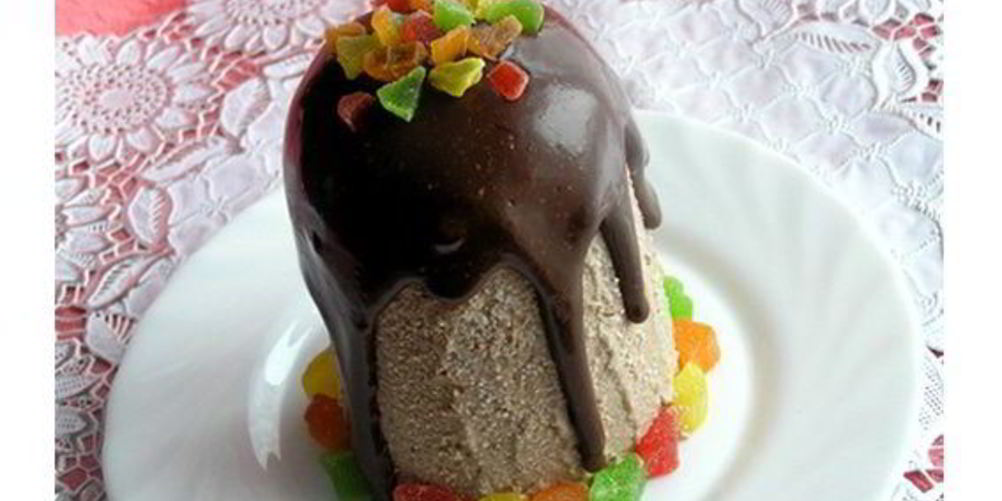 Рецепт шоколадная творожная пасха