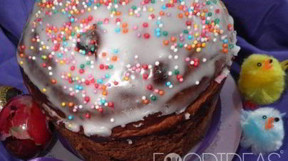 Шоколадный кулич