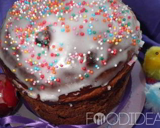 Шоколадный кулич