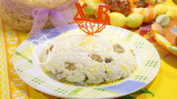 сырная пасха с изюмом