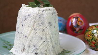 Сырная пасха с шоколадом