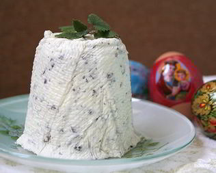 Сырная пасха с шоколадом