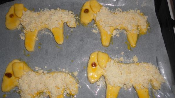 сырные пасхальные барашки