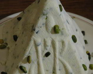 Творожная пасха фисташковая